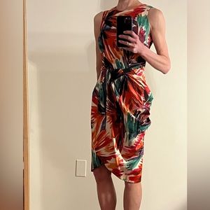 Ann Taylor dress, floral print, like new, size 0